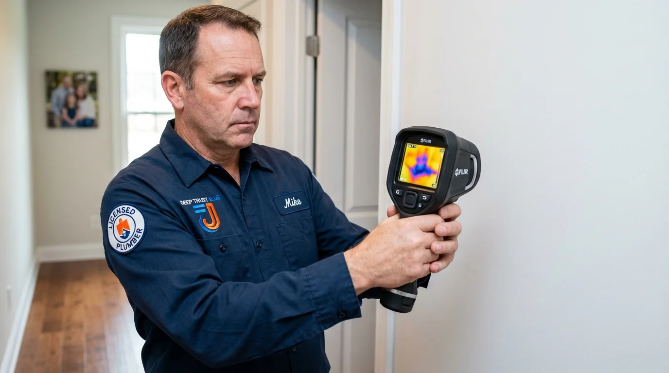 Thermal imaging leak detection by Johns Plumbing LLC in Villisca